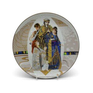Knowles Judgment of Solomon Plate Boxed with COA Vintage 10"
